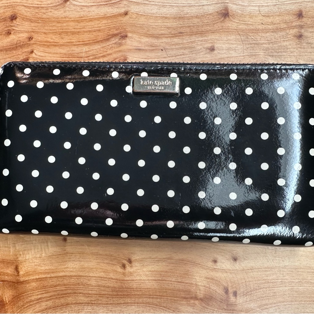 Kate Spade Euc Polka Dot Wallet